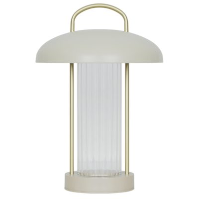 Nordlux Béžová kovová stolní LED lampa Mirano