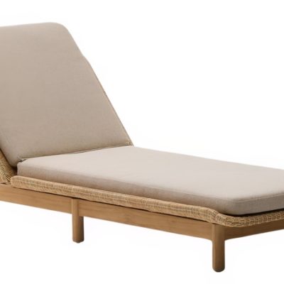 Zahradní lehátko z umělého ratanu Kave Home Galea