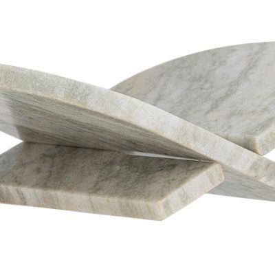 Bloomingville Béžový mramorový stojan na knihy Naza 28 x 20 cm