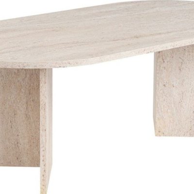 Béžový pololesklý konferenční stolek 60x119 cm Sable – Kalune Design