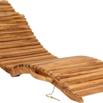Zahradní lehátko z teakového dřeva House Nordic Arrieta