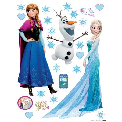 Samolepicí dekorace Elsa a Anna